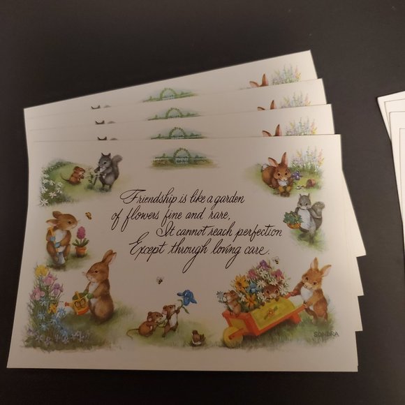 Greeting Cards 8 Red Farm Studio Animal Fantasy - Picture 2 of 6